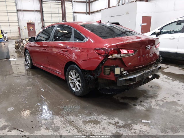 2018 Hyundai Sonata Se მანქანა იყიდება აუქციონზე, vin: 5NPE24AF0JH605859, აუქციონის ნომერი: 45261541