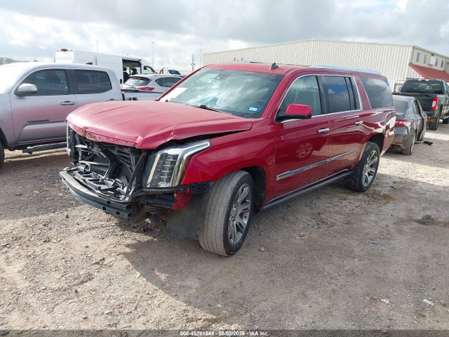45261544 :رقم المزاد ، 1GYS4JKJ3FR176984 vin ، 2015 Cadillac Escalade Esv Premium مزاد بيع