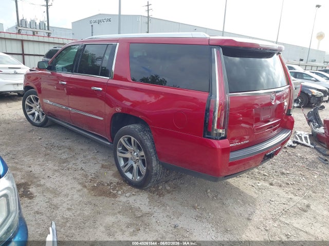 45261544 :رقم المزاد ، 1GYS4JKJ3FR176984 vin ، 2015 Cadillac Escalade Esv Premium مزاد بيع