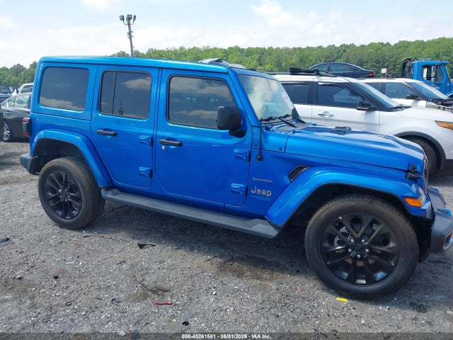 Продаж на аукціоні авто 2022 Jeep Wrangler 4xe Unlimited Sahara 4x4, vin: 1C4JJXP68NW218499, номер лоту: 45261581