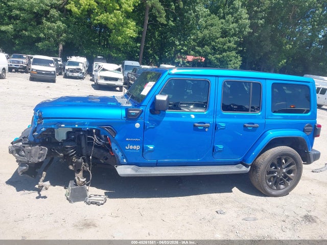 Продаж на аукціоні авто 2022 Jeep Wrangler 4xe Unlimited Sahara 4x4, vin: 1C4JJXP68NW218499, номер лоту: 45261581