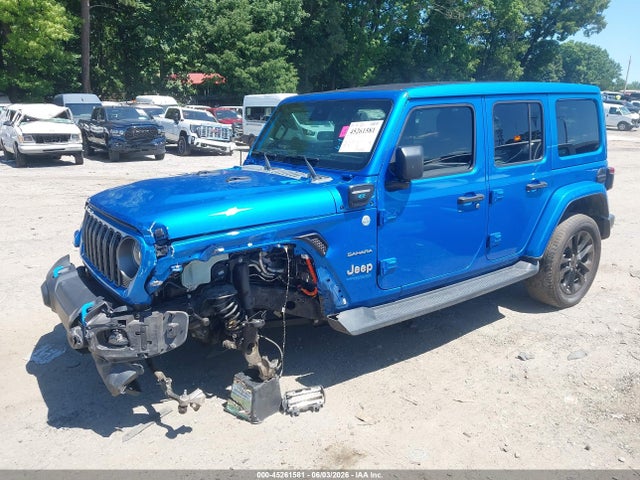 Продаж на аукціоні авто 2022 Jeep Wrangler 4xe Unlimited Sahara 4x4, vin: 1C4JJXP68NW218499, номер лоту: 45261581