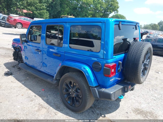 Продаж на аукціоні авто 2022 Jeep Wrangler 4xe Unlimited Sahara 4x4, vin: 1C4JJXP68NW218499, номер лоту: 45261581