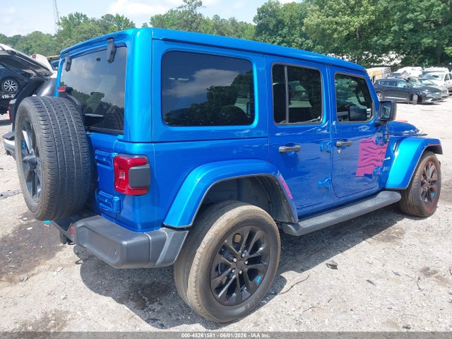 Продаж на аукціоні авто 2022 Jeep Wrangler 4xe Unlimited Sahara 4x4, vin: 1C4JJXP68NW218499, номер лоту: 45261581