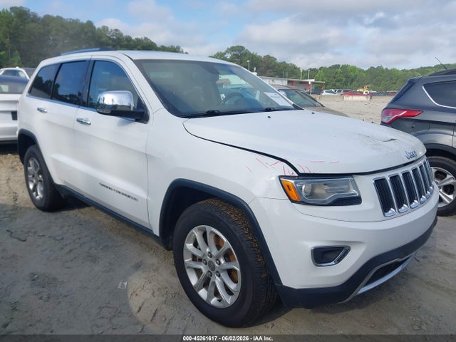 2015 Jeep Grand Cherokee Limited მანქანა იყიდება აუქციონზე, vin: 1C4RJEBG2FC754990, აუქციონის ნომერი: 45261617