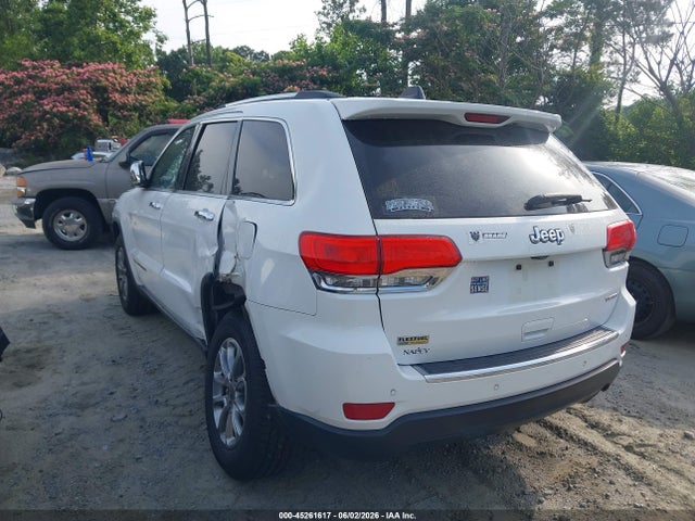 Продажа на аукционе авто 2015 Jeep Grand Cherokee Limited, vin: 1C4RJEBG2FC754990, номер лота: 45261617