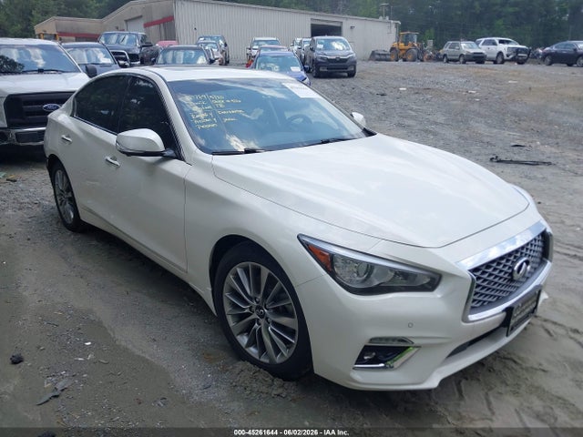 2022 Infiniti Q50 Luxe Awd მანქანა იყიდება აუქციონზე, vin: JN1EV7BR4NM342162, აუქციონის ნომერი: 45261644