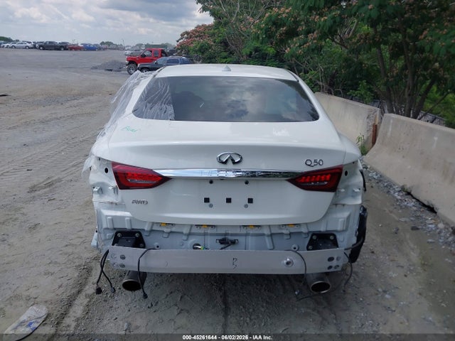 2022 Infiniti Q50 Luxe Awd მანქანა იყიდება აუქციონზე, vin: JN1EV7BR4NM342162, აუქციონის ნომერი: 45261644