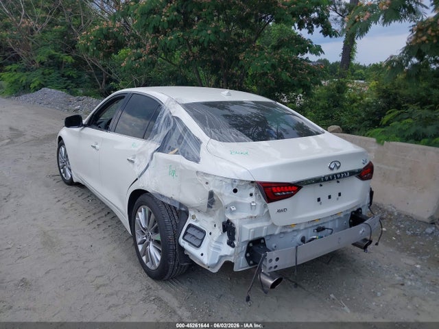 2022 Infiniti Q50 Luxe Awd მანქანა იყიდება აუქციონზე, vin: JN1EV7BR4NM342162, აუქციონის ნომერი: 45261644