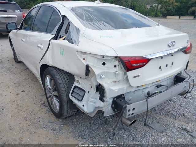 2022 Infiniti Q50 Luxe Awd მანქანა იყიდება აუქციონზე, vin: JN1EV7BR4NM342162, აუქციონის ნომერი: 45261644