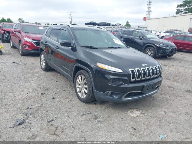 2016 Jeep Cherokee Limited მანქანა იყიდება აუქციონზე, vin: 1C4PJLDB7GW211941, აუქციონის ნომერი: 45261688