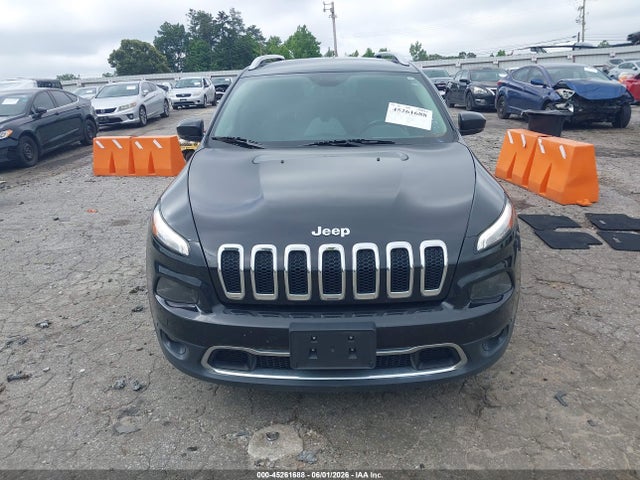 2016 Jeep Cherokee Limited მანქანა იყიდება აუქციონზე, vin: 1C4PJLDB7GW211941, აუქციონის ნომერი: 45261688