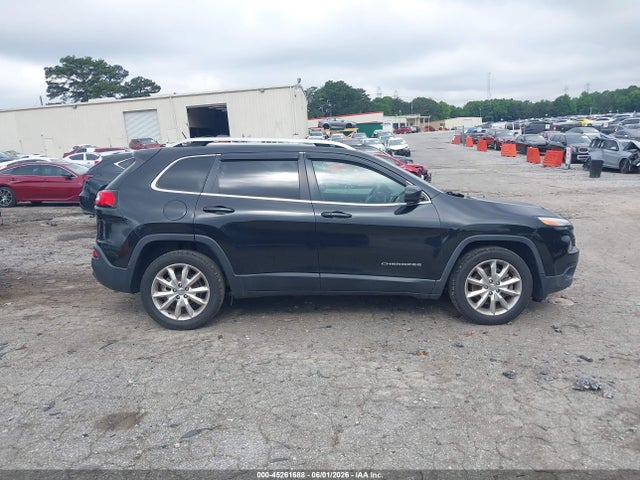 2016 Jeep Cherokee Limited მანქანა იყიდება აუქციონზე, vin: 1C4PJLDB7GW211941, აუქციონის ნომერი: 45261688