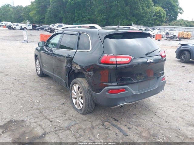 2016 Jeep Cherokee Limited მანქანა იყიდება აუქციონზე, vin: 1C4PJLDB7GW211941, აუქციონის ნომერი: 45261688