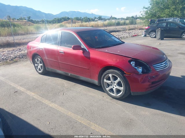 2004 Infiniti G35x მანქანა იყიდება აუქციონზე, vin: JNKCV51F14M702145, აუქციონის ნომერი: 45261722