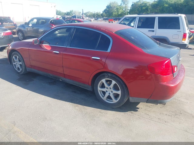 2004 Infiniti G35x მანქანა იყიდება აუქციონზე, vin: JNKCV51F14M702145, აუქციონის ნომერი: 45261722
