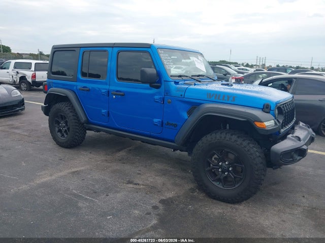 45261723 :رقم المزاد ، 1C4PJXDG2RW286326 vin ، 2024 Jeep Wrangler 4-door Willys 4x4 مزاد بيع