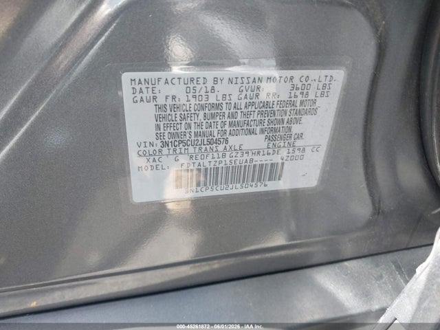 Nissan KICKS SR 2018 3N1CP5CU2JL504576 Image 9