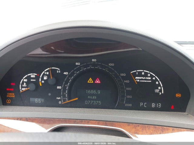 2004 Mercedes-benz S 55 Amg მანქანა იყიდება აუქციონზე, vin: WDBNG74J84A425297, აუქციონის ნომერი: 45262225