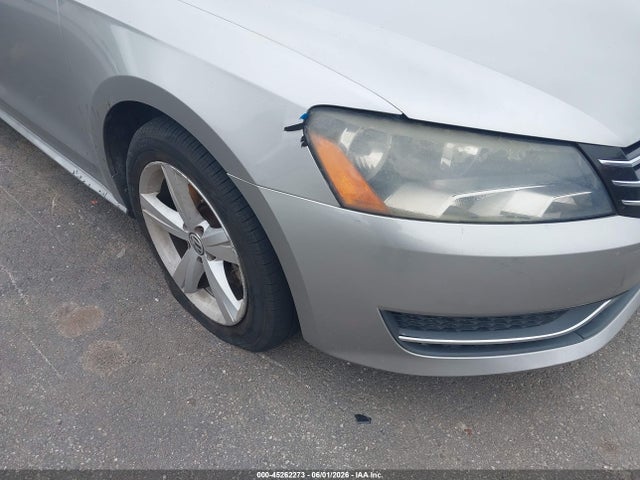 Auction sale of the 2013 Volkswagen Passat 2.5l Se, vin: 1VWBH7A38DC102778, lot number: 45262273