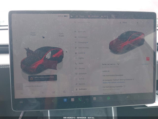 Aukcja sprzedaży 2026 Tesla Model Y Premium Rear-wheel Drive/rear-wheel Drive, vin: 7SAYGDED2TA446898, numer aukcji: 45262313