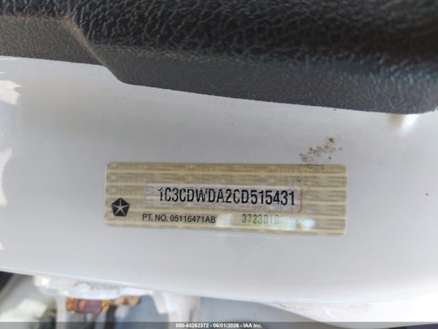 Продажа на аукционе авто 2012 Dodge Caliber Sxt, vin: 1C3CDWDA2CD515431, номер лота: 45262372
