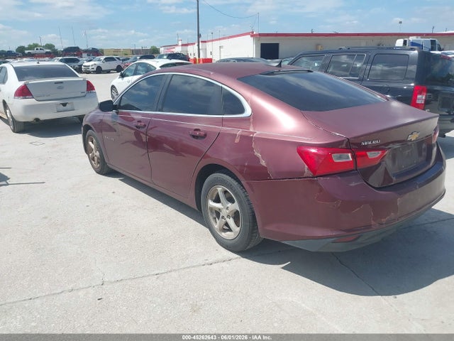 2016 Chevrolet Malibu Ls მანქანა იყიდება აუქციონზე, vin: 1G1ZB5ST8GF280319, აუქციონის ნომერი: 45262643