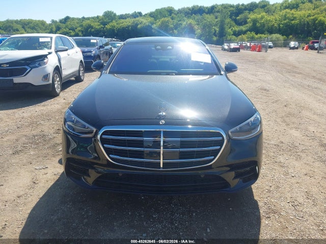 2022 Mercedes-benz S 580 4matic მანქანა იყიდება აუქციონზე, vin: W1K6G7GB1NA100606, აუქციონის ნომერი: 45262645
