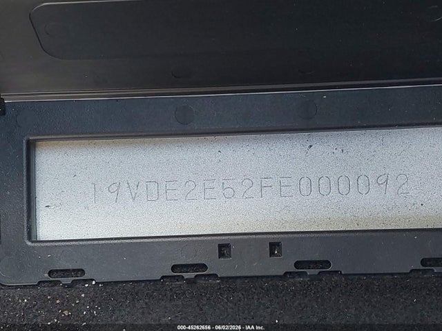 45262656 :رقم المزاد ، 19VDE2E52FE000092 vin ، 2015 Acura Ilx 2.4l مزاد بيع