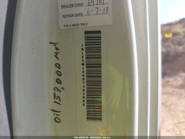 Продаж на аукціоні авто 2013 Isuzu Dsl Reg, vin: JALE5W160D7301666, номер лоту: 45262749