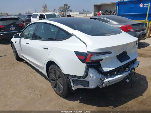 45262774 :رقم المزاد ، 5YJ3E1EA6SF064909 vin ، 2025 Tesla Model 3 Long Range Rear-wheel Drive/standard Rear-wheel Drive مزاد بيع