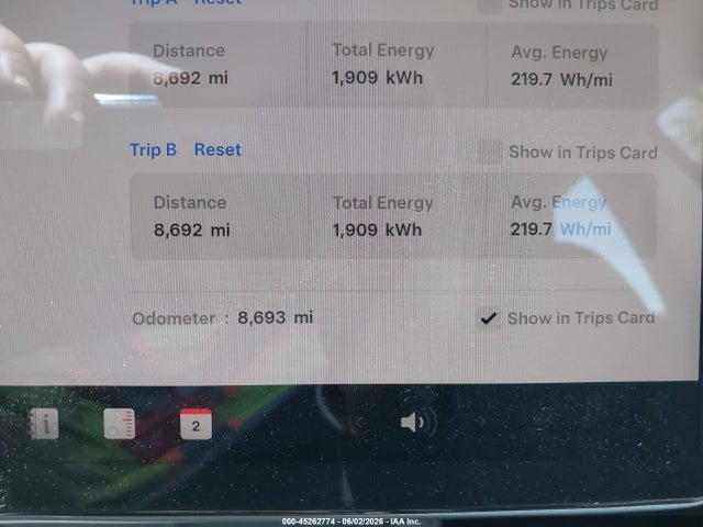 45262774 :رقم المزاد ، 5YJ3E1EA6SF064909 vin ، 2025 Tesla Model 3 Long Range Rear-wheel Drive/standard Rear-wheel Drive مزاد بيع
