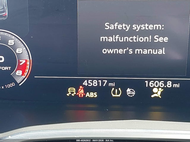Продаж на аукціоні авто 2020 Audi Q3 Premium Plus 45 Tfsi S Line Quattro Tiptronic, vin: WA1EECF36L1119531, номер лоту: 45262932