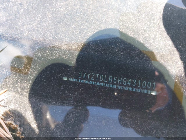 45263105 :رقم المزاد ، 5XYZTDLB6HG431001 vin ، 2017 Hyundai Santa Fe Sport 2.4l مزاد بيع