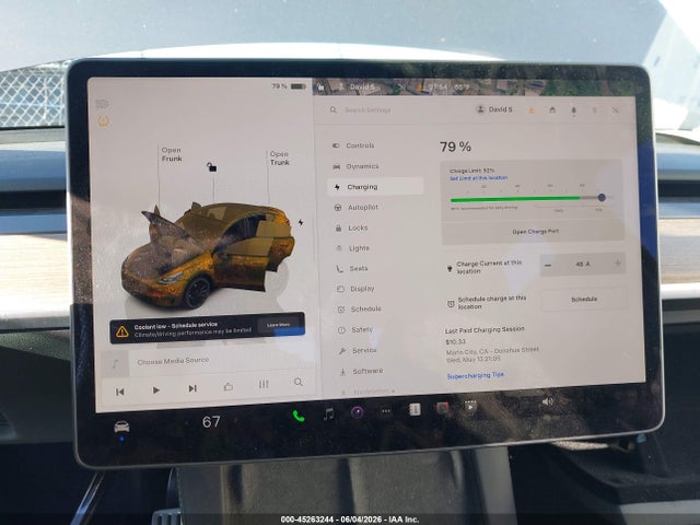 45263244 :رقم المزاد ، 7SAYGDEF8RF195060 vin ، 2024 Tesla Model Y Performance Dual Motor All-wheel Drive مزاد بيع