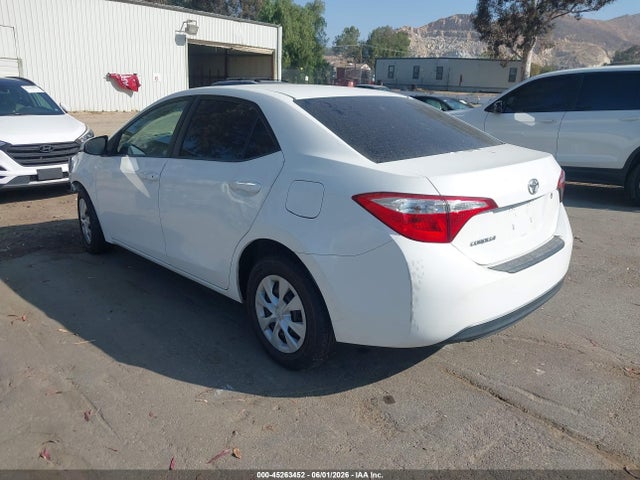 2015 Toyota Corolla L მანქანა იყიდება აუქციონზე, vin: 5YFBURHE6FP280832, აუქციონის ნომერი: 45263452