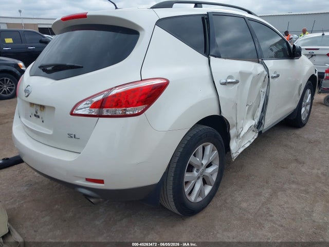 Продажа на аукционе авто 2012 Nissan Murano Sl, vin: JN8AZ1MU0CW106659, номер лота: 45263472