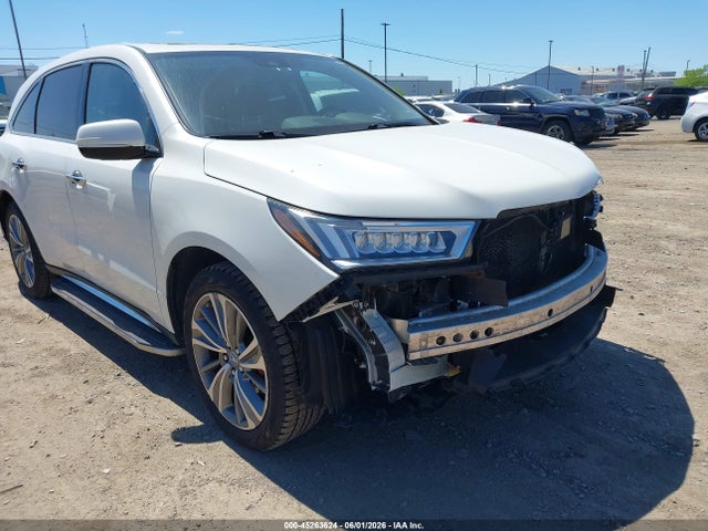 2017 Acura Mdx Technology Package მანქანა იყიდება აუქციონზე, vin: 5FRYD4H52HB025623, აუქციონის ნომერი: 45263624