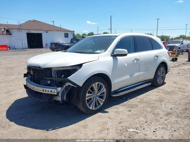 2017 Acura Mdx Technology Package მანქანა იყიდება აუქციონზე, vin: 5FRYD4H52HB025623, აუქციონის ნომერი: 45263624