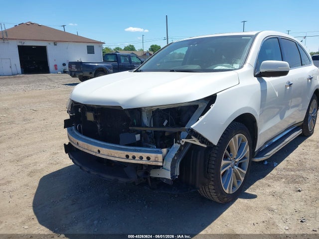 2017 Acura Mdx Technology Package მანქანა იყიდება აუქციონზე, vin: 5FRYD4H52HB025623, აუქციონის ნომერი: 45263624