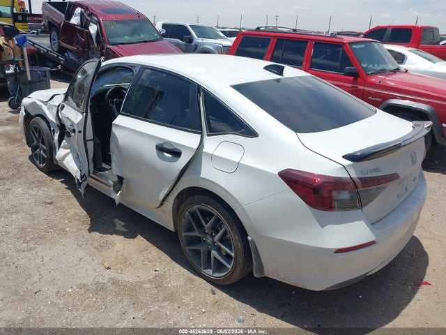 45263639 :رقم المزاد ، 2HGFE4F81SH343464 vin ، 2025 Honda Civic Hybrid Sport/sport Touring مزاد بيع