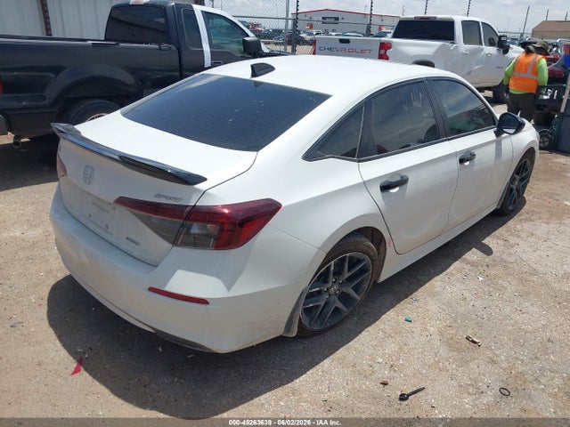 45263639 :رقم المزاد ، 2HGFE4F81SH343464 vin ، 2025 Honda Civic Hybrid Sport/sport Touring مزاد بيع