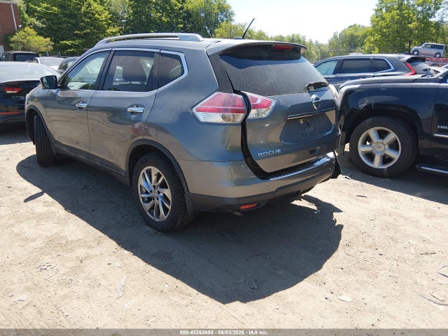 2015 Nissan Rogue Sl მანქანა იყიდება აუქციონზე, vin: 5N1AT2MV8FC915856, აუქციონის ნომერი: 45263690