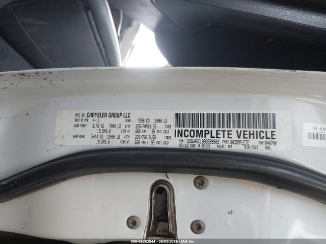 Aukcja sprzedaży 2011 Ram Ram 4500 Hd Chassis St/slt/laramie, vin: 3D6WA6CL8BG599903, numer aukcji: 45263844