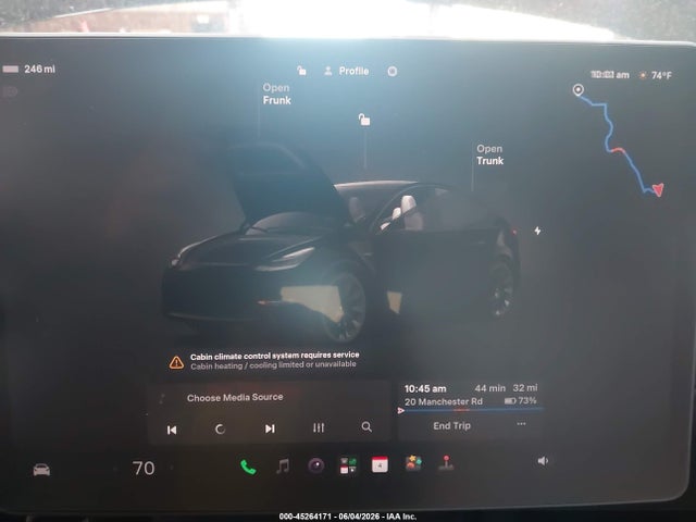 Aukcja sprzedaży 2023 Tesla Model Y, vin: 7SAYGDEE8PA105570, numer aukcji: 45264171