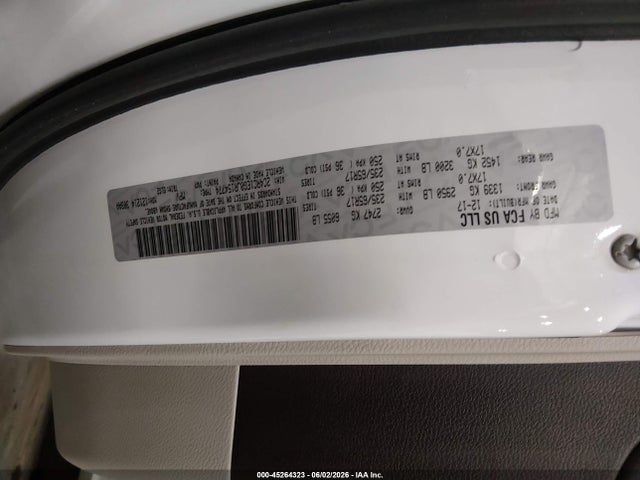 Aukcja sprzedaży 2018 Chrysler Pacifica Touring L Plus, vin: 2C4RC1EG0JR154774, numer aukcji: 45264323