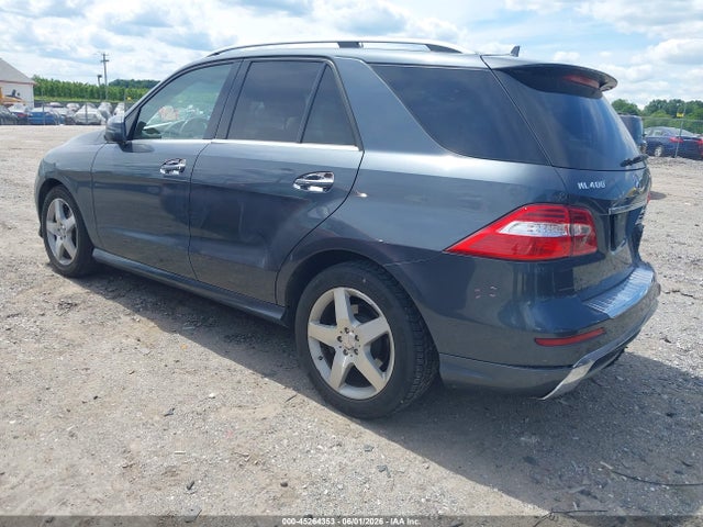 45264353 :رقم المزاد ، 4JGDA5GB3FA593001 vin ، 2015 Mercedes-benz Ml 400 4matic مزاد بيع