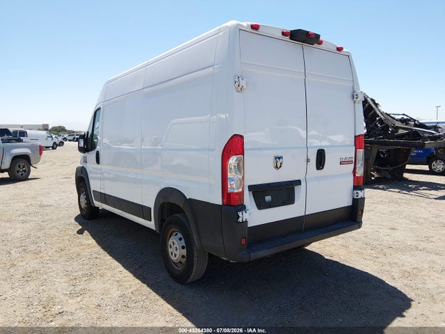 45264380 :رقم المزاد ، 3C6TRVBG8KE547545 vin ، 2019 Ram Promaster 1500 High Roof 136 Wb مزاد بيع