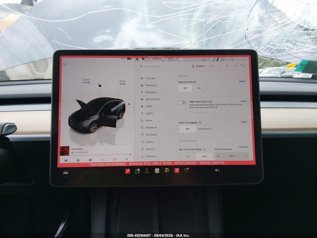 Продаж на аукціоні авто 2023 Tesla Model Y Awd/long Range Dual Motor All-wheel Drive, vin: 7SAYGDEE6PA199982, номер лоту: 45264457
