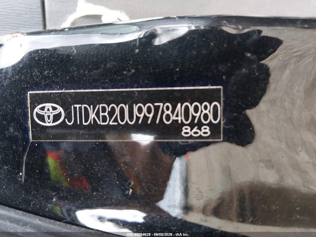 Aukcja sprzedaży 2009 Toyota Prius, vin: JTDKB20U997840980, numer aukcji: 45264629